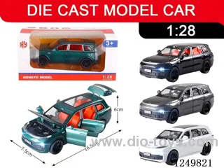 1:28 pull back alloy car