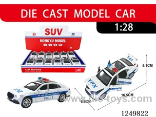 1:28 pull back alloy car 12PCS