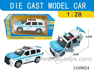 1:28 pull back alloy car