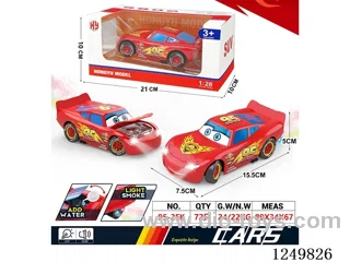 1:28 pull back alloy car