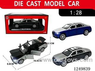 1:28 pull back alloy car