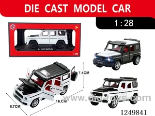 1:28 pull back alloy car