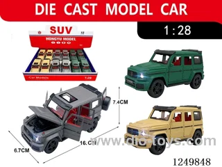 1:28 pull back alloy car 12PCS