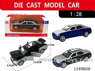1:28 pull back alloy car