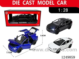 1:28 pull back alloy car