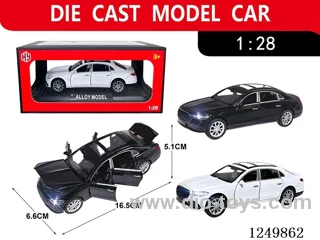 1:28 pull back alloy car