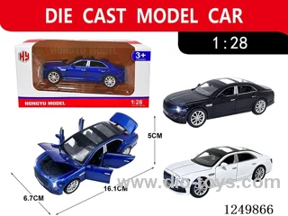 1:28 pull back alloy car