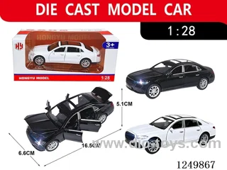 1:28 pull back alloy car