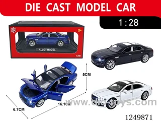 1:28 pull back alloy car