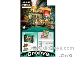 Electric Train with Spray Not Included Battery 2 Colours Mixed