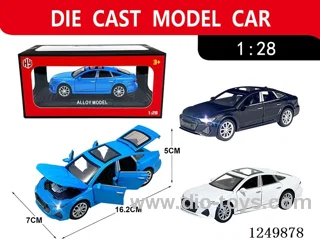 1:28 pull back alloy car