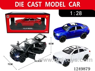 1:28 pull back alloy car