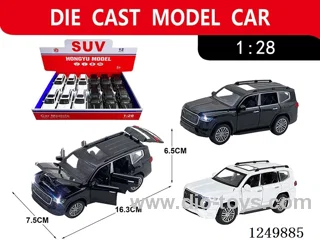1:28 pull back alloy car 12PCS