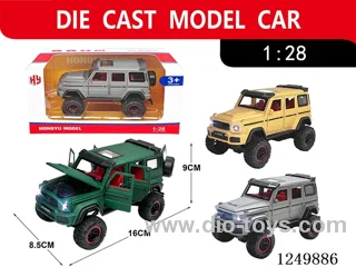 1:28 pull back alloy car