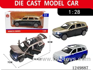 1:28 pull back alloy car