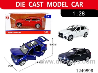 1:28 pull back alloy car
