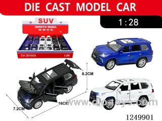 1:28 pull back alloy car 12PCS