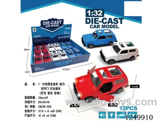 1:32 pull back alloy car W L/M 12PCS