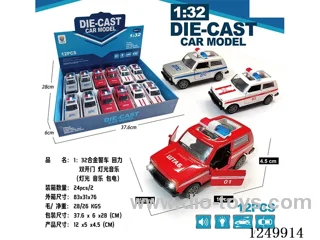 1:32 pull back alloy car W L/M 12PCS