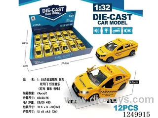 1:32 pull back alloy car W L/M 12PCS