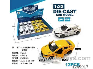 1:32 pull back alloy car 12PCS