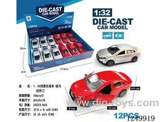 1:32 pull back alloy car 12PCS