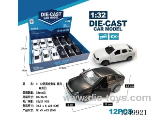 1:32 pull back alloy car 12PCS