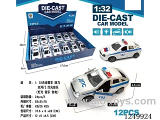 1:32 pull back alloy car W L/M 12PCS