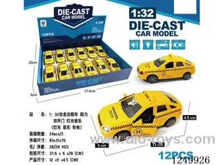 1:32 pull back alloy car W L/M 12PCS