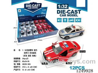 1:32 pull back alloy car W L/M 12PCS