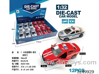 1:32 pull back alloy car 12PCS