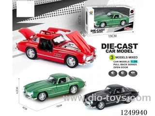 1:28 pull back alloy car W L/M