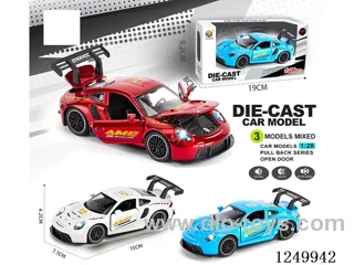 1:28 pull back alloy car W L/M