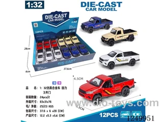 1:32 pull back alloy car 12PCS