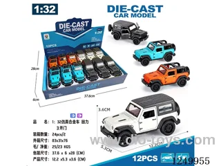 1:32 pull back alloy car W L/M 12PCS