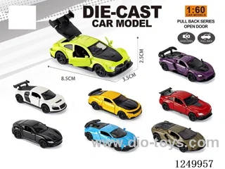 1:60 pull back alloy car 8 mixed