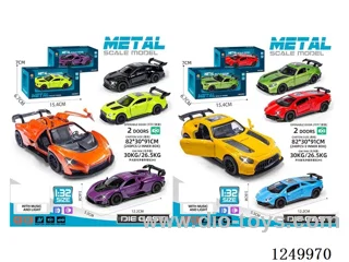 1:32 pull back alloy car W L/M 4 mixed
