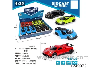 1:32 pull back alloy car W L/M 12PCS