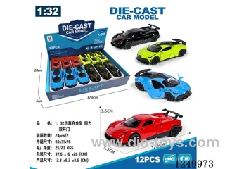 1:32 pull back alloy car 12PCS