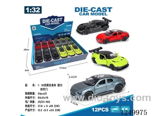 1:32 pull back alloy car 12PCS