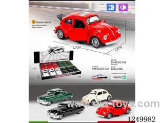 1:32 pull back alloy car W L/M 12PCS