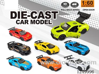 1:60 pull back alloy car 8 mixed