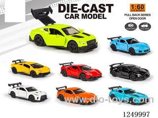 1:60 pull back alloy car 8 mixed