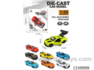1:60 pull back alloy car 8 mixed