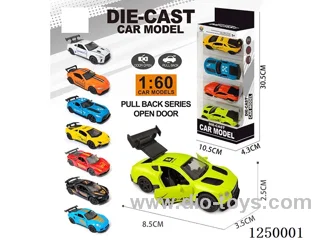1:60 pull back alloy car 8 mixed