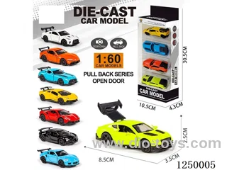 1:60 pull back alloy car 8 mixed