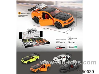 1:32 pull back alloy car 12PCS