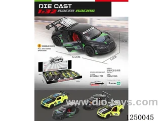 1:32 pull back alloy car 12PCS