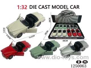 1:32 pull back alloy car 12PCS