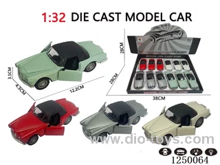 1:32 pull back alloy car W L/M 12PCS
